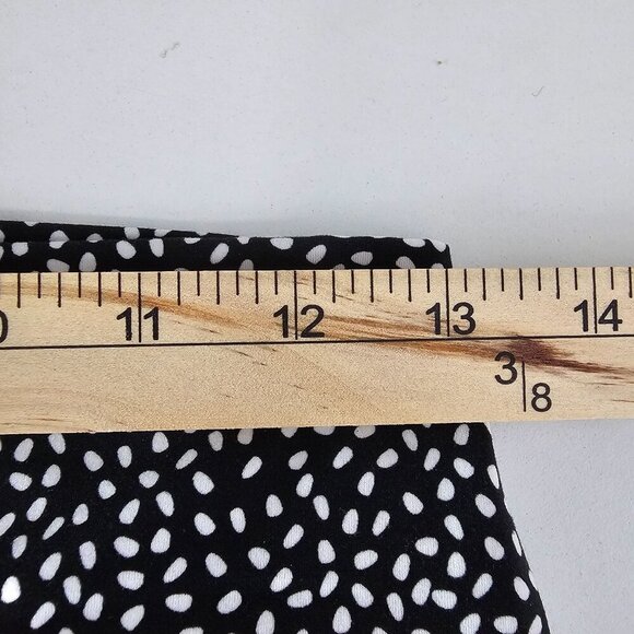 Buffbunny Black & White Polka Dot High-Waisted Leggings Workout Gym Women XL - Picture 9 of 14